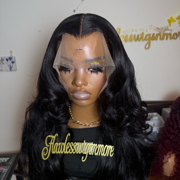 Black Wavy Lace Front Wig